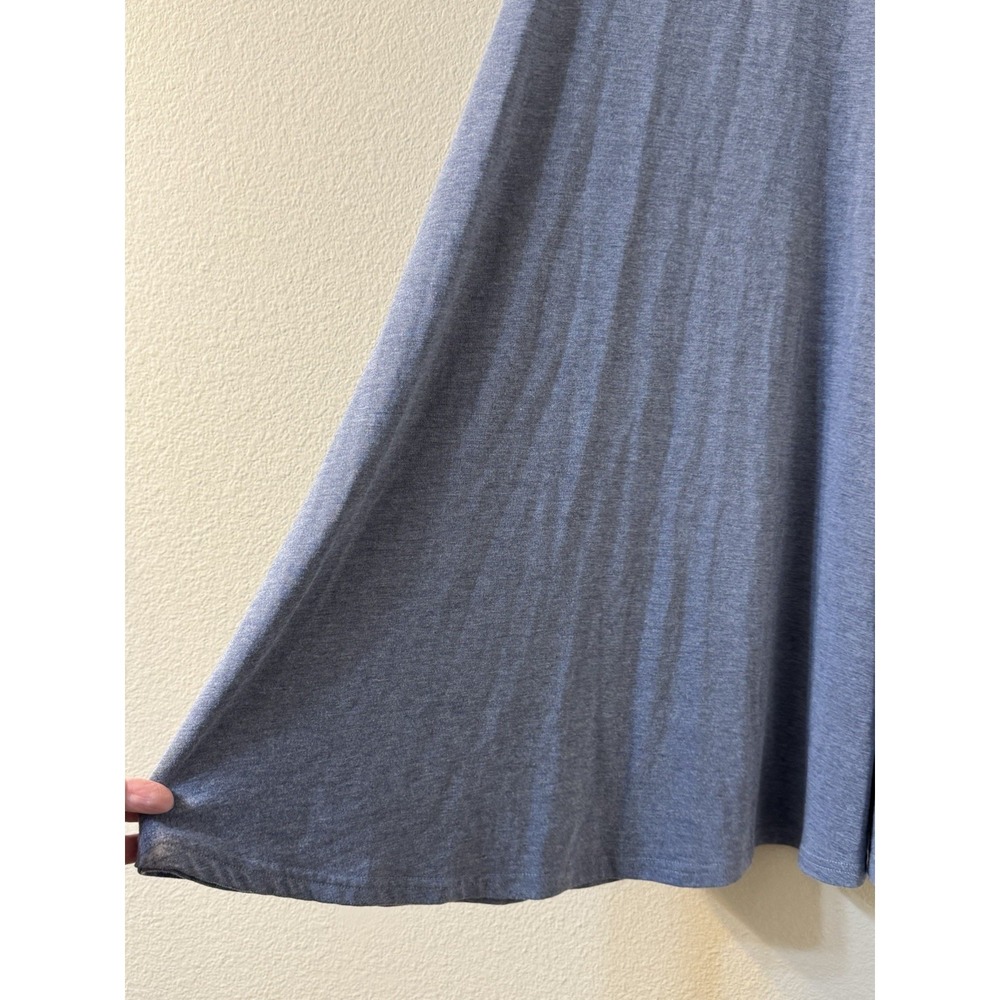 Free Fly Flex Tank Dress Medium Blue Bamboo Comfort Travel Sleeveless Flowy - Picture 2 of 10